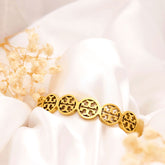 Radiant Medallion Cutwork Bracelet